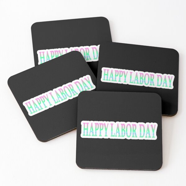 Item preview, Happy Labor Day Multi Color Gradient designed and sold by vineeth.