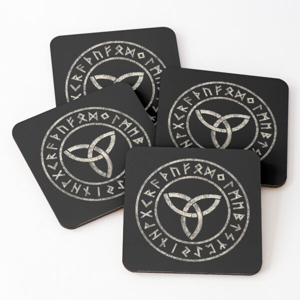 Item preview, Celtic Triquetra Futhark Runes Wicca Pagan Norse Symbol designed and sold by nitty-gritty.