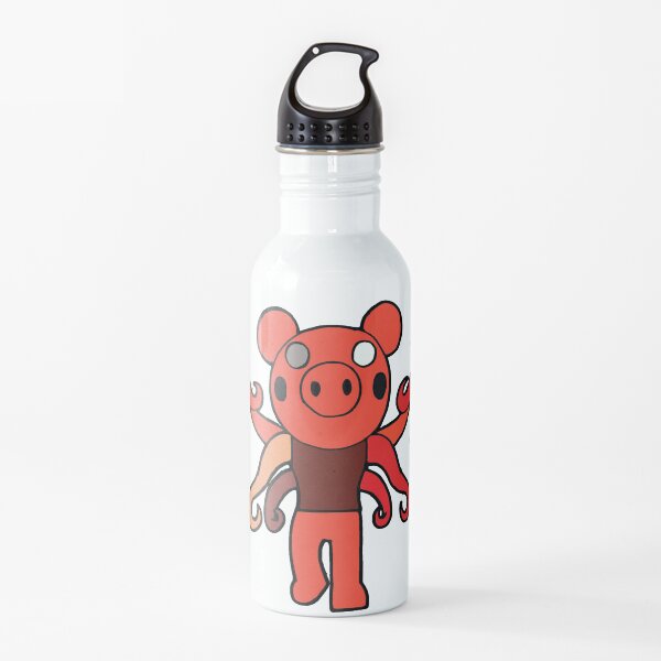 Roblox Piggy Foxy Water Bottle Redbubble - octopus piggy roblox