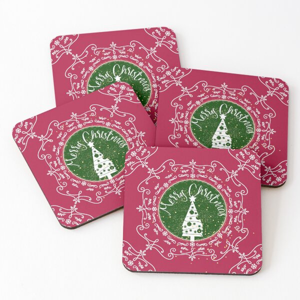 Item preview, Merry Christmas Ornamental Red & Green  designed and sold by famenxt.