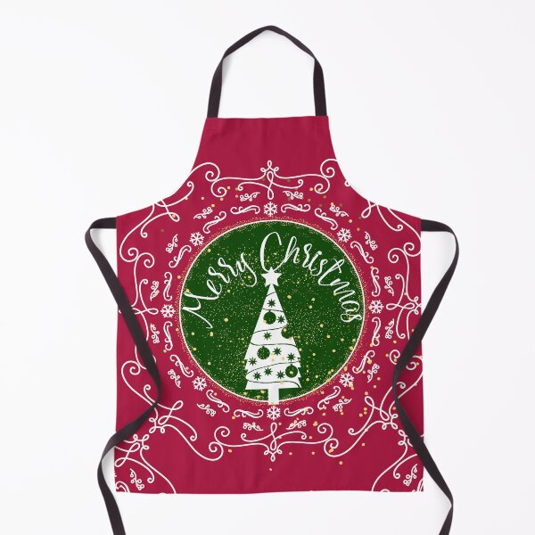 Item preview, Merry Christmas Ornamental Red & Green designed and sold by famenxt.