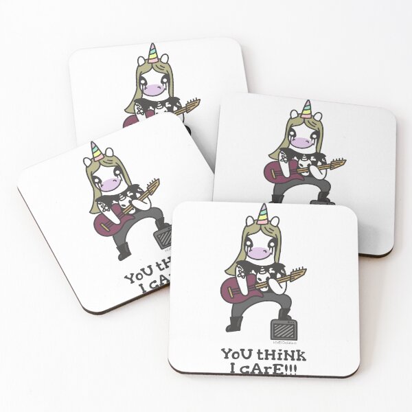 Item preview, You think i care unicorn by Kezel designed and sold by Kezel.