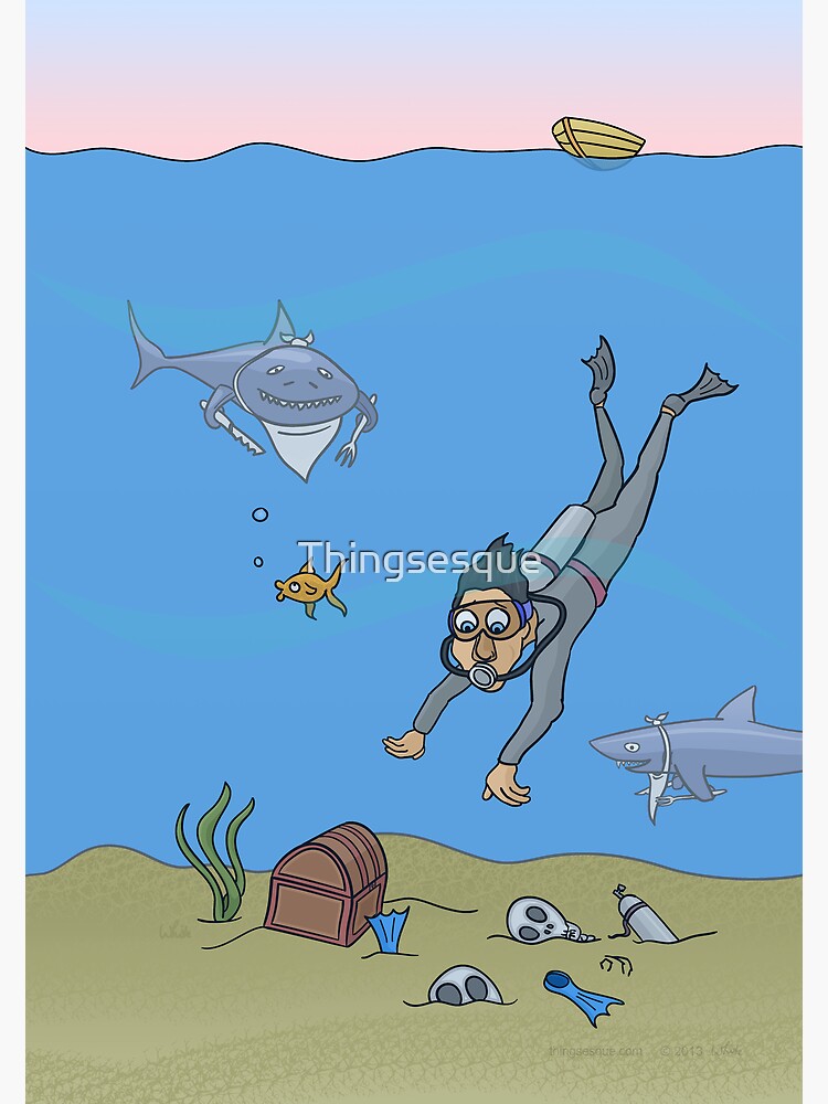 Deep Dish Diver by Thingsesque