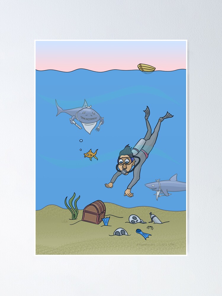 Alternate view of Deep Dish Diver Poster