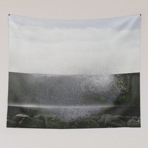 Item preview, The Ocean Behind the Wall Wave Cloud designed and sold by Anna Lemos.