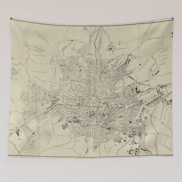 Item preview, Vintage Granada Spain Map (1943) designed and sold by BravuraMedia.