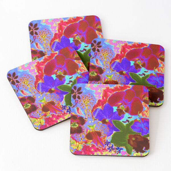Item preview, orchid neon rich landscape designed and sold by Ali Close.
