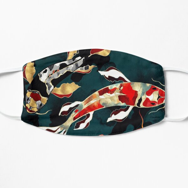 Metallic Koi Flat Mask