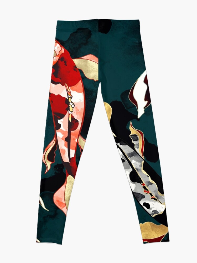 Alternate view of Metallic Koi Leggings