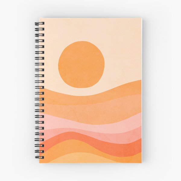 Item preview, Mid Modern Golden Summer Sunset - abstract landscape designed and sold by Dominiquevari.