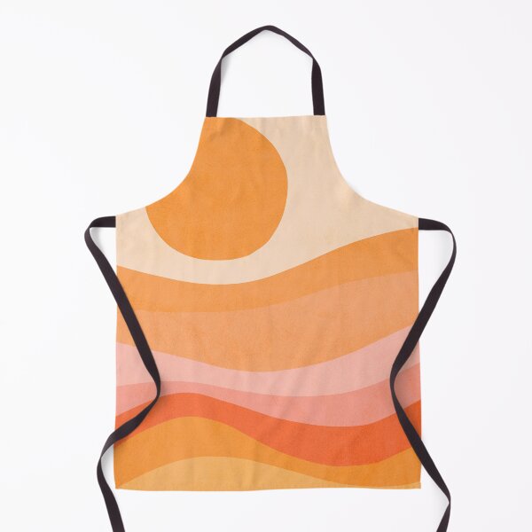 Item preview, Mid Modern Golden Summer Sunset - abstract landscape designed and sold by Dominiquevari.