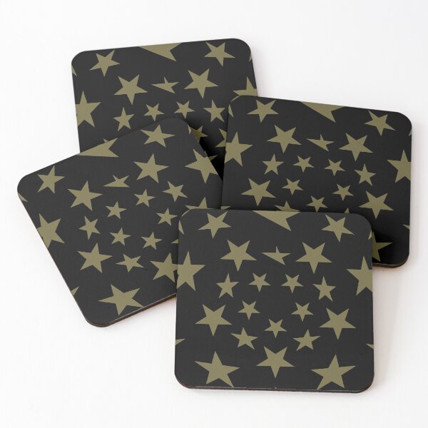 Item preview, K. Moser Pentagonal - Gold Stars designed and sold by Raw-Run.