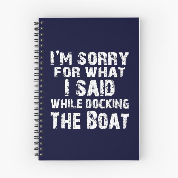 Item preview, Boating Sailing Boat Owner - Yachting Sailor Cruise Ship Captain Dad Gift - What I Said While Docking The Boat designed and sold by niftee.