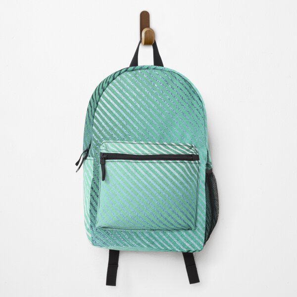 Item preview, Minimalist Diagonal Line Pattern in Iridescent Blue-Green 24 designed and sold by simplydesignart.