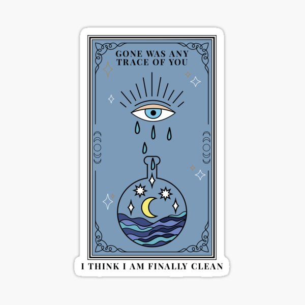 Clean tarot card Sticker
