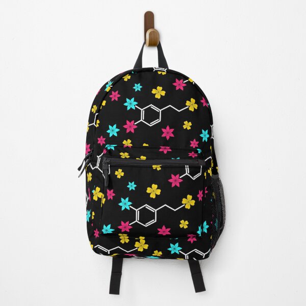 Item preview, Colorful Floral Dopamine Molecule Chemistry Structure designed and sold by mrhighsky.