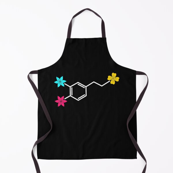 Item preview, Colorful Floral Dopamine Molecule Chemistry Structure designed and sold by mrhighsky.
