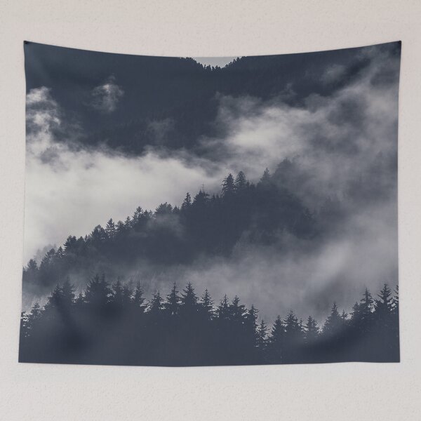 Item preview, Foggy Mountain Pine Tree View designed and sold by ChezM1989.