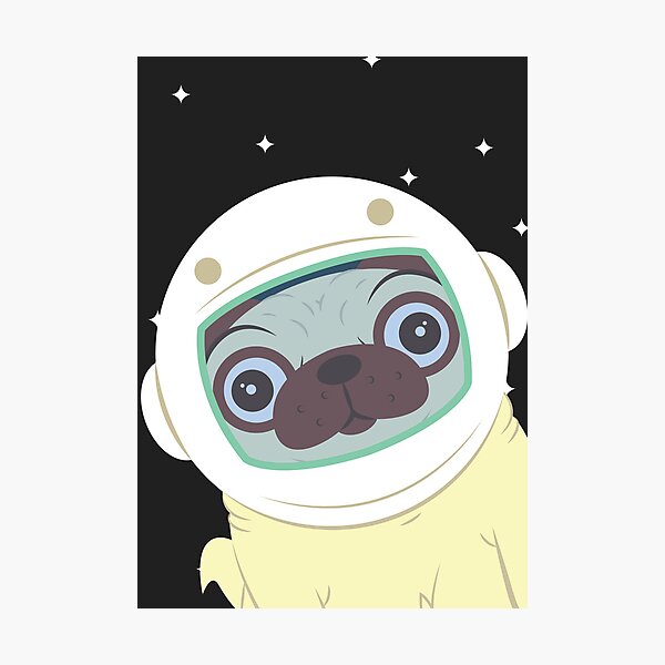 Item preview, Pug in Space designed and sold by scoweston.