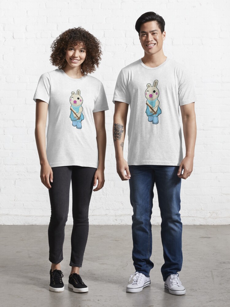 Bunny Piggy Roblox Roblox Game Roblox Characters T Shirt By Affwebmm Redbubble - roblox piggy character t shirt