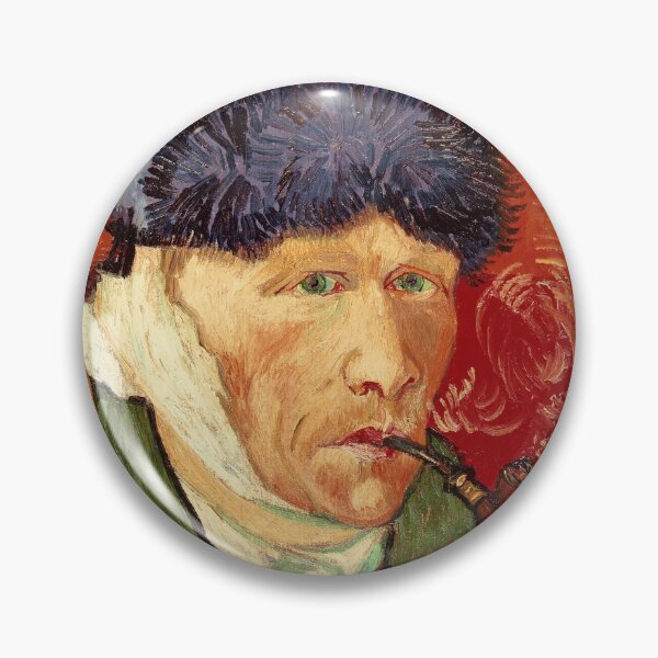 Item preview, Vincent van Gogh Self-portrait with Bandaged Ear and Pipe designed and sold by VintageArchive.