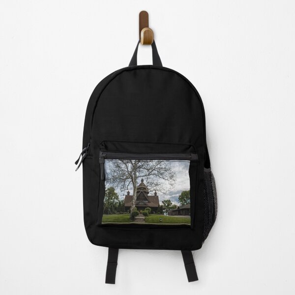 Item preview, Niagara Falls Ukrainian Catholic Church - Street View designed and sold by Leslie Montgomery Art.