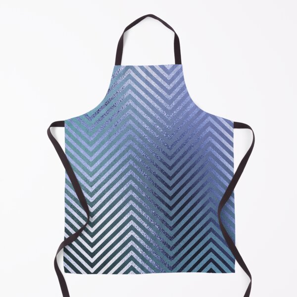 Item preview, Minimalist Chevron Pattern in Iridescent Blue 21 designed and sold by simplydesignart.