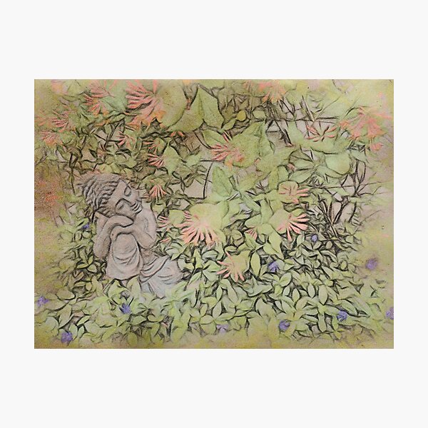Young Buddha - Contemplating The Day Photographic Print