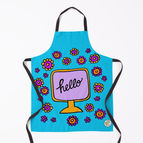 Item preview, Hello monitor tv peace flowerpower design 01 designed and sold by mellowdays.