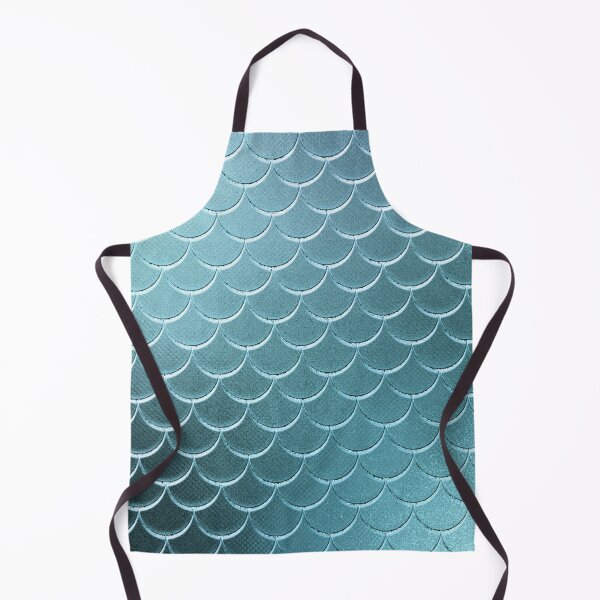 Item preview, Minimalist Fish Scale Pattern in Iridescent Blue-Green 14 designed and sold by simplydesignart.