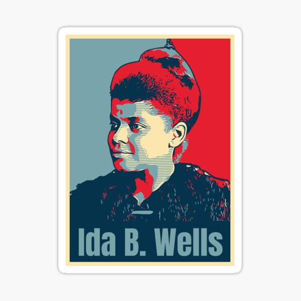 Ida B Wells Sticker By Radvas Redbubble