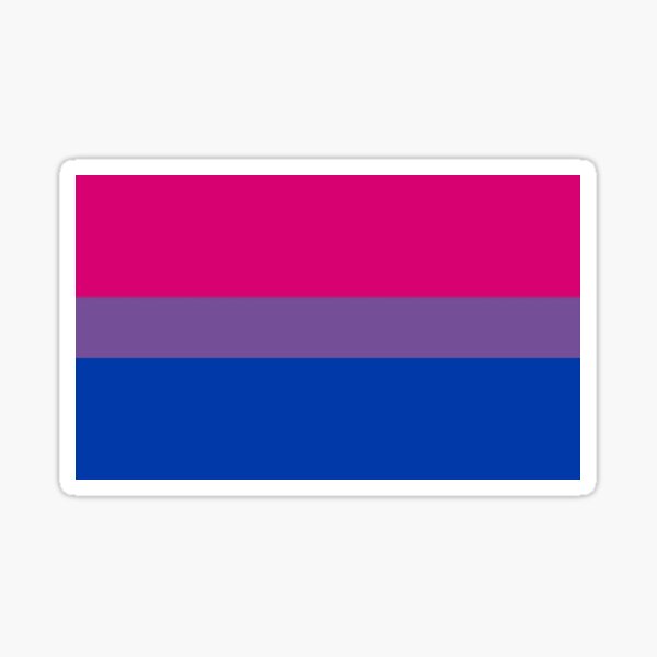 Bi Pride Sticker For Sale By Queerjayshop Redbubble