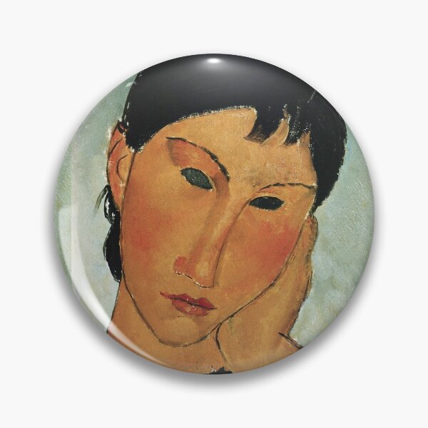 Item preview, Amedeo Modigliani - Detail Of Female Head From Elvira Resting At A Table designed and sold by artcenter.