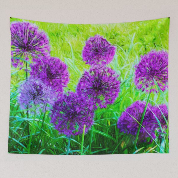 Item preview, Allium In Tall Grass designed and sold by Finding Fortuity.