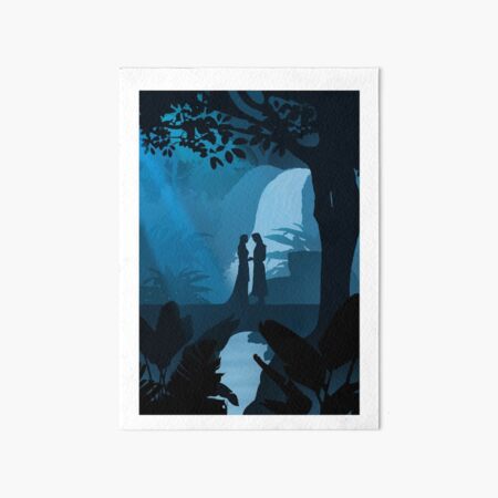 The Tale of Aragorn and Arwen Art Board Print