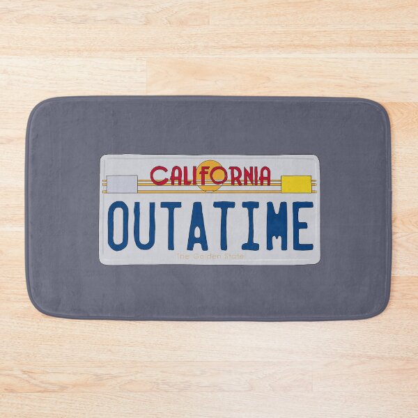 Item preview, OUTATIME Licence Plate designed and sold by thebcarts.