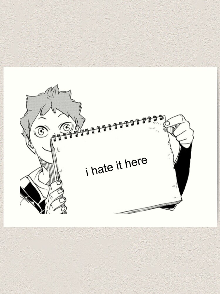 "Haikyuu Timeskip Manga Cap" Art Print by joojlia Redbubble