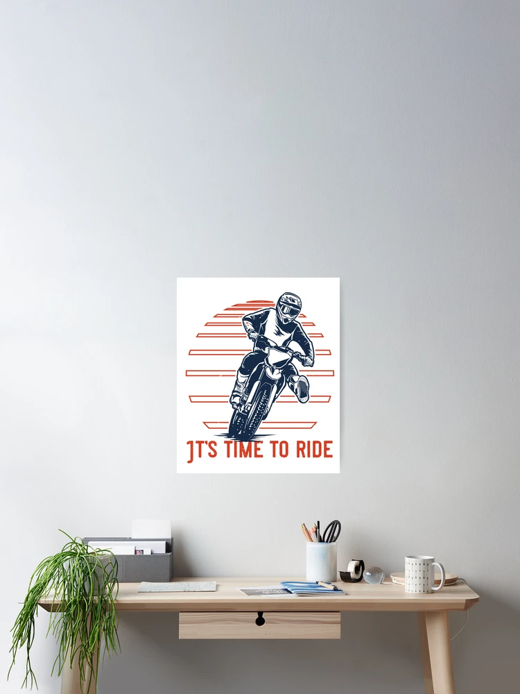 Thumbnail 2 of 3, Poster, Motorcycle Racing | It's Time To Ride designed and sold by teamph.