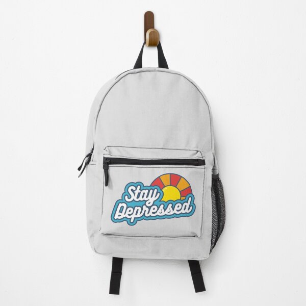 Item preview, Stay Depressed - mental health pun designed and sold by JCT Momo.