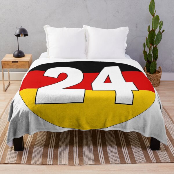 Item preview, Number 24 with Germany flag on the background designed and sold by AllShirts21.