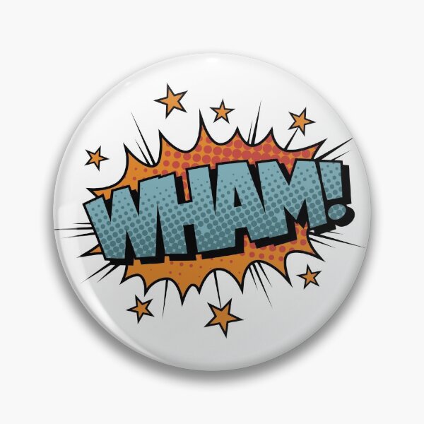 Item preview, WHAM! Superhero Comic Book Bubble - onomatopoeia designed and sold by Kristina Gale.