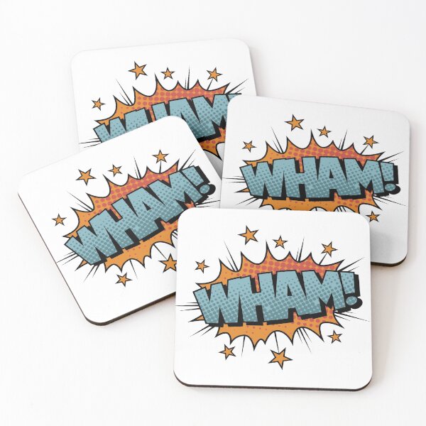 Item preview, WHAM! Superhero Comic Book Bubble - onomatopoeia designed and sold by Kristina Gale.