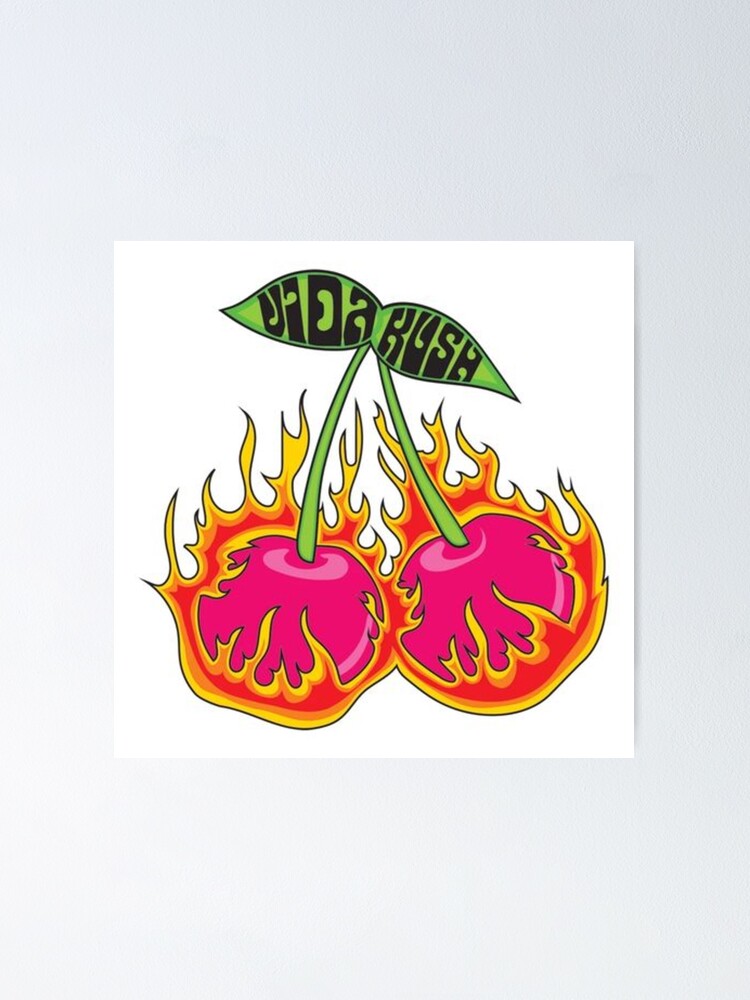 "pink cherry bomb aesthetic" Poster by elinguinness Redbubble