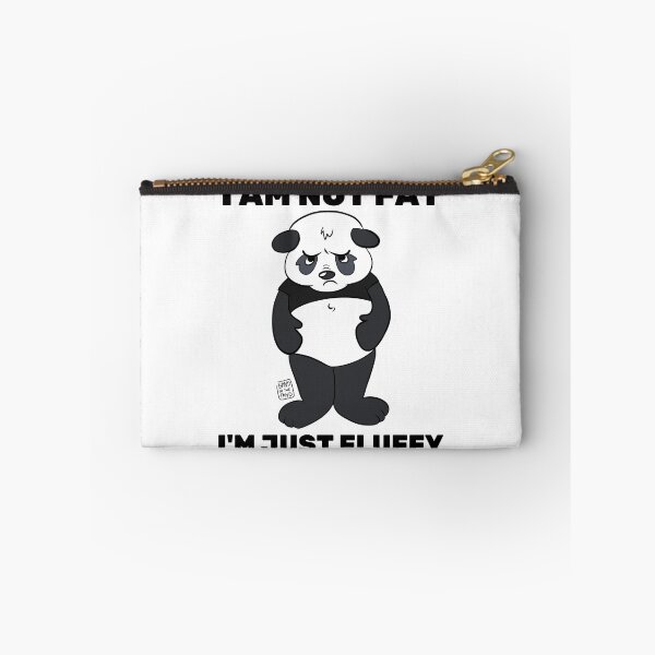 Item preview, Im Not Fat - Im Just Flaffy | Funny Panda designed and sold by BandOfThePand.