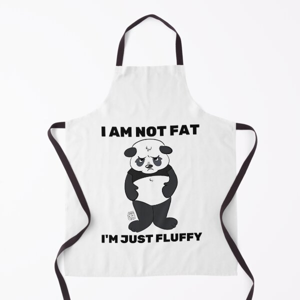Item preview, Im Not Fat - Im Just Flaffy | Funny Panda designed and sold by BandOfThePand.