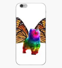 SCHMETTERLINGS-REGENBOGEN-EINHORN-KATZE iPhone-Hülle & Cover