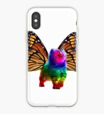 BUTTERFLY RAINBOW UNICORN CAT iPhone Case