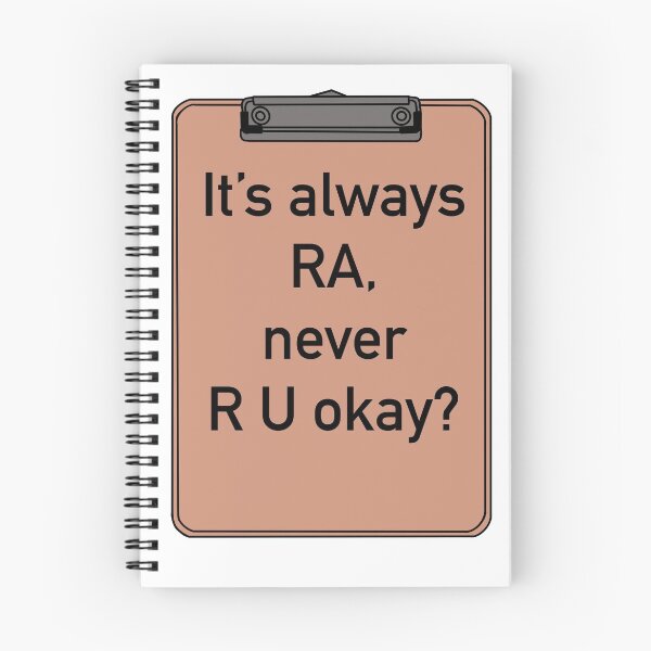 Item preview, Funny RA Quote for Resident Advisors with Clipboard Background  designed and sold by WildeandCo.