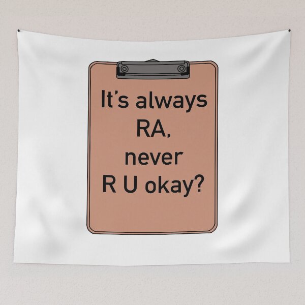 Item preview, Funny RA Quote for Resident Advisors with Clipboard Background  designed and sold by WildeandCo.