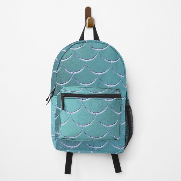 Item preview, Minimalist Fish Scale Pattern in Iridescent Blue- Green 17 designed and sold by simplydesignart.